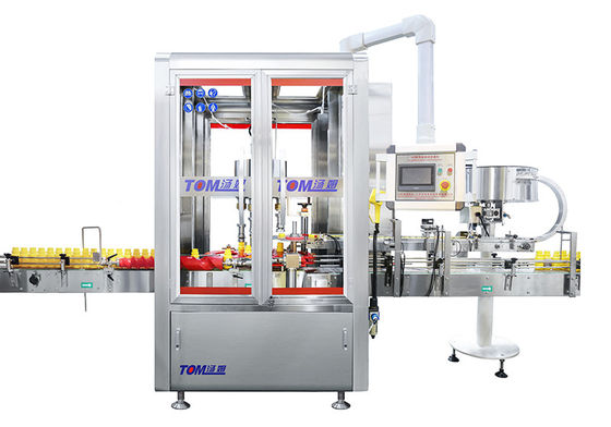 ซื้อ 6000BPH 6 หัว เครื่องหมุนหมุนครอบ ครบอัตโนมัติ การผลิตออนไลน์