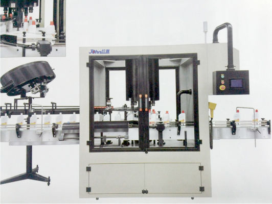 ซื้อ เครื่องปิดอัตโนมัติแบบหมุน ไม่เป็นโลหะ เครื่องควบคุม PLC กระป๋อง การผลิตออนไลน์