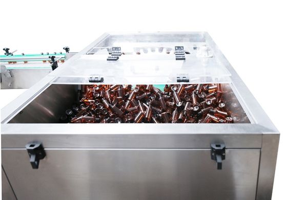 ซื้อ อัตโนมัติหมุนสเตชั่นประเภทขวด Unscrambler 60-120BPM การผลิตออนไลน์