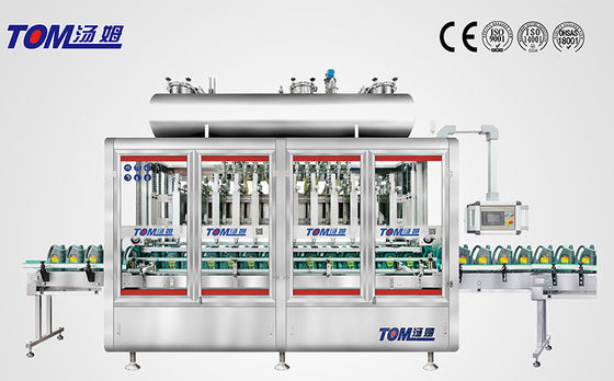 1L-4L เครื่องเติมน้ํามันย่อย 8 ช่องน้ําหนัก แบบอัตโนมัติเต็ม สําหรับถัง