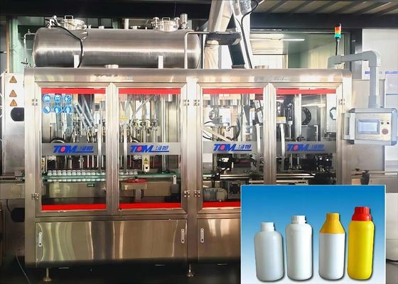 ประเภทการติดตาม เครื่องเติมแบบ monoblock อัตโนมัติสําหรับขวดพลาสติก