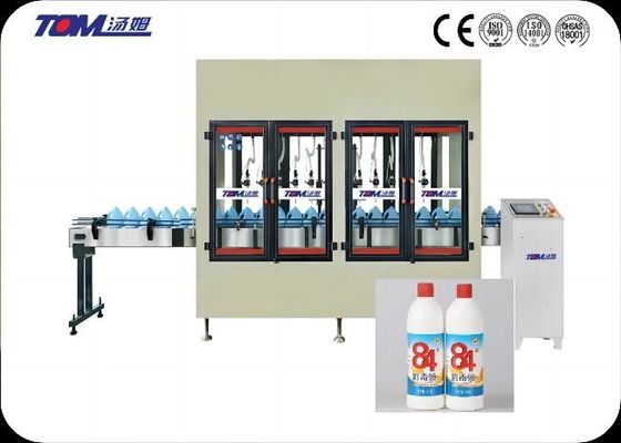 เครื่องเติมของเหลวด้วยแรงโน้มถ่วงที่ป้องกันการกัดกร่อน 2000BPH 500ml