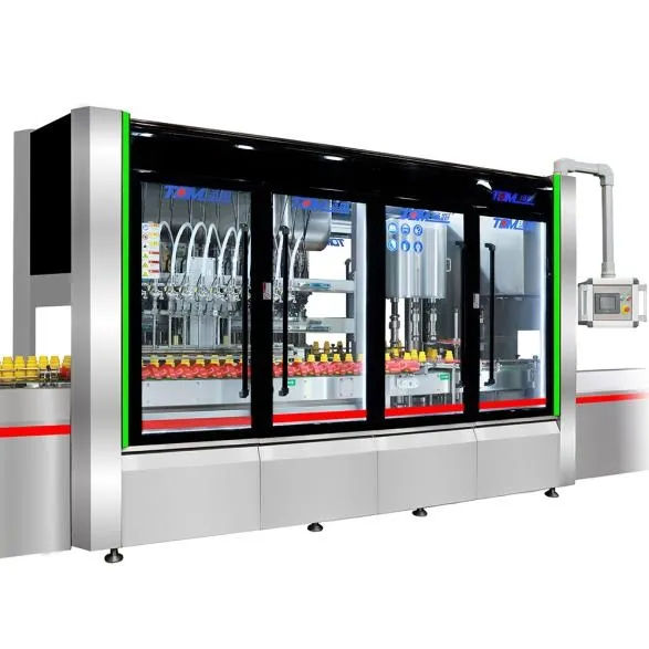 1l-5l น้ํามันกิน น้ํามันปรุงรส น้ํามันซอส น้ํามันสับ เซ้ง เครื่องบรรจุและบรรจุอัตโนมัติความเร็วสูง 4