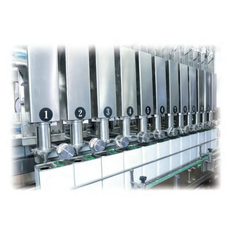 เครื่องบรรจุและปิดฝาขั้นสูง 1-5 ลิตร สำหรับน้ำมันพืชและซอส 3