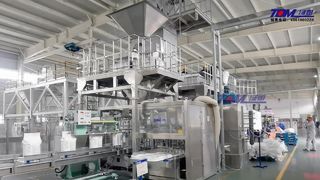 เครื่องบรรจุผงอัตโนมัติขนาด 25KG เต็มรูปแบบ